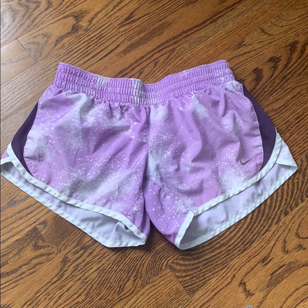 RARE speckled purple kids Nike shorts